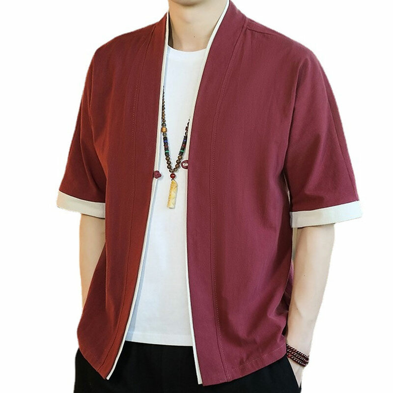 Outwear traditioneller Mantel Streetwear Jacke im chinesischen Stil lässiger Mantel
