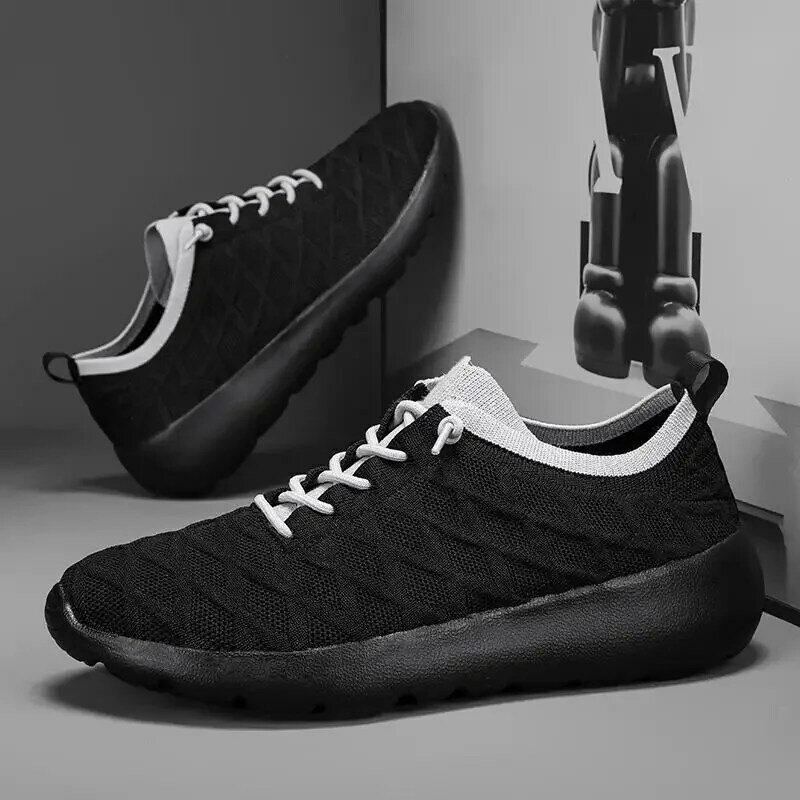 Мужская обувь, новинка 2024, мужские кроссовки для бега, Мужская сетчатая летняя дышащая Спортивная обувь для тенниса