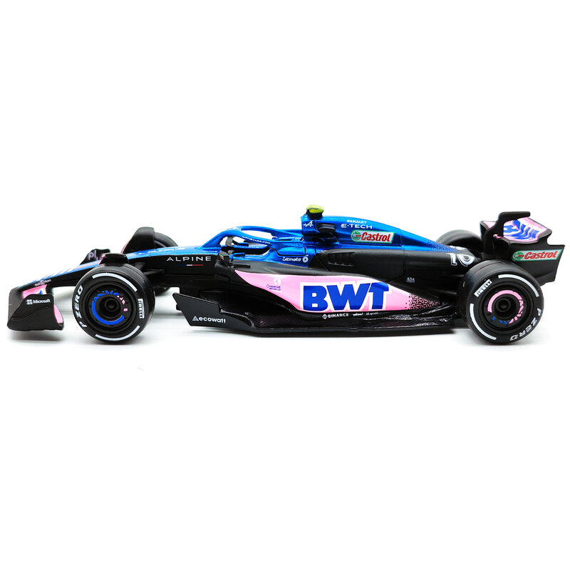 Bburago-coche de carreras de Fórmula 1:43 BWT Alpine 2023 A523 #10 #31 F1, simulación estática, aleación fundida a presión, modelo de coche