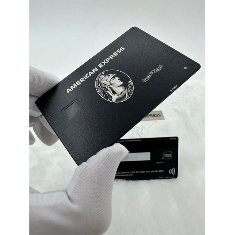 アメリカのexpressメタルカード、金属カード付きの古いカード、ブラックカード、アイテムカード、最新のギフトカードを置き換えます