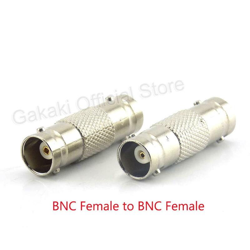 Connecteur BNC femelle vers femelle, mâle vers mâle, RCA femelle vers RCA mâle, prise adaptateur pour système CCTV, caméra, 2 pièces, 5 pièces, 10 pièces