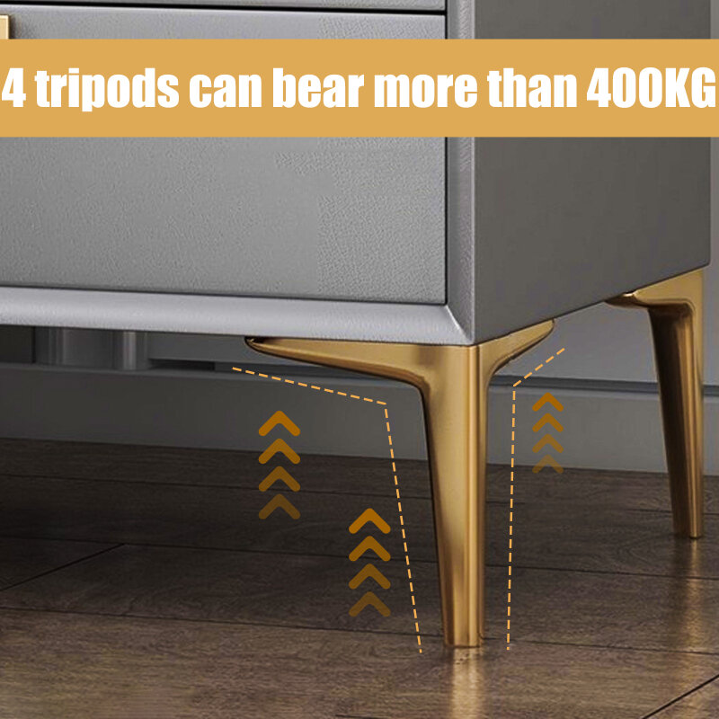 4pcs kaki Sofa untuk furnitur logam hitam emas Tv kabinet tempat tidur meja kopi kaki meja bangku kursi perangkat keras 12/15/18/25cm