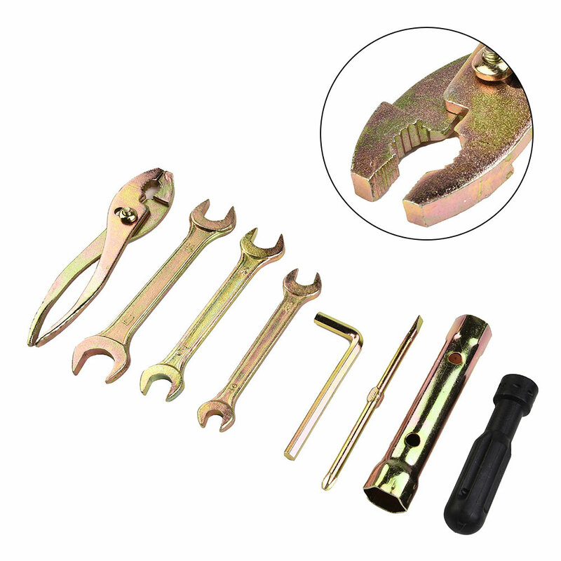 Set With storage bag New Practical Spanner Accessories Motorcycle Parts Durable Universal Wrench 7Pcs Aluminum