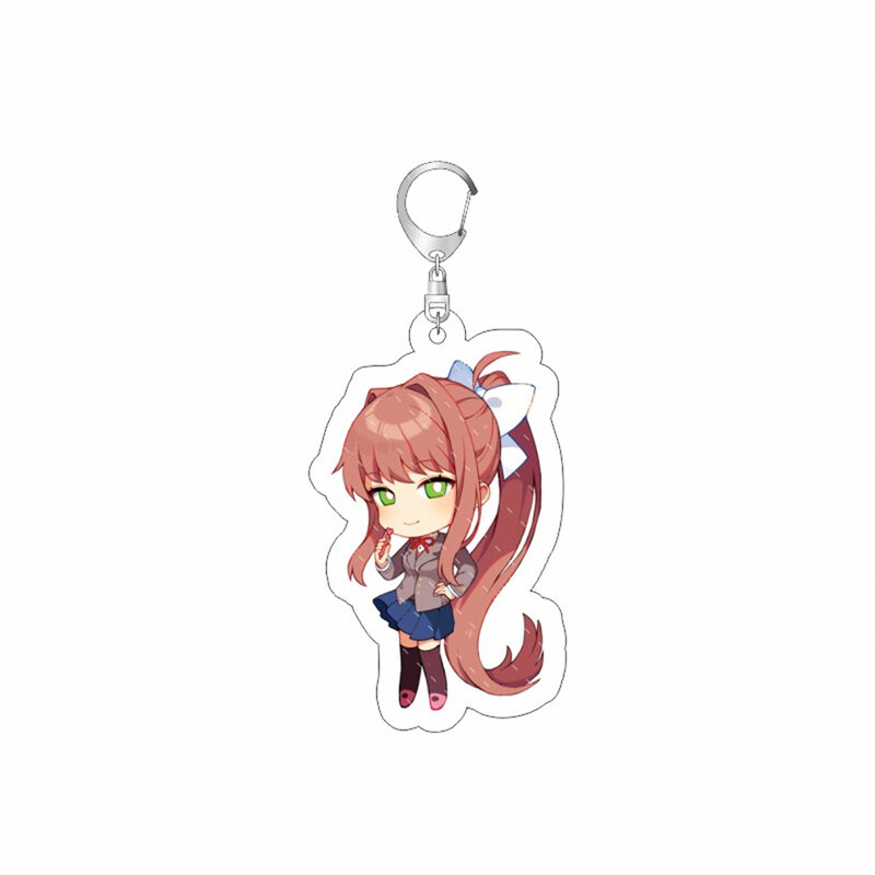 Hot Anime Q Edition Fashionable Acrylic  Figures Keychain Gifts For Friends Or Children 6cm