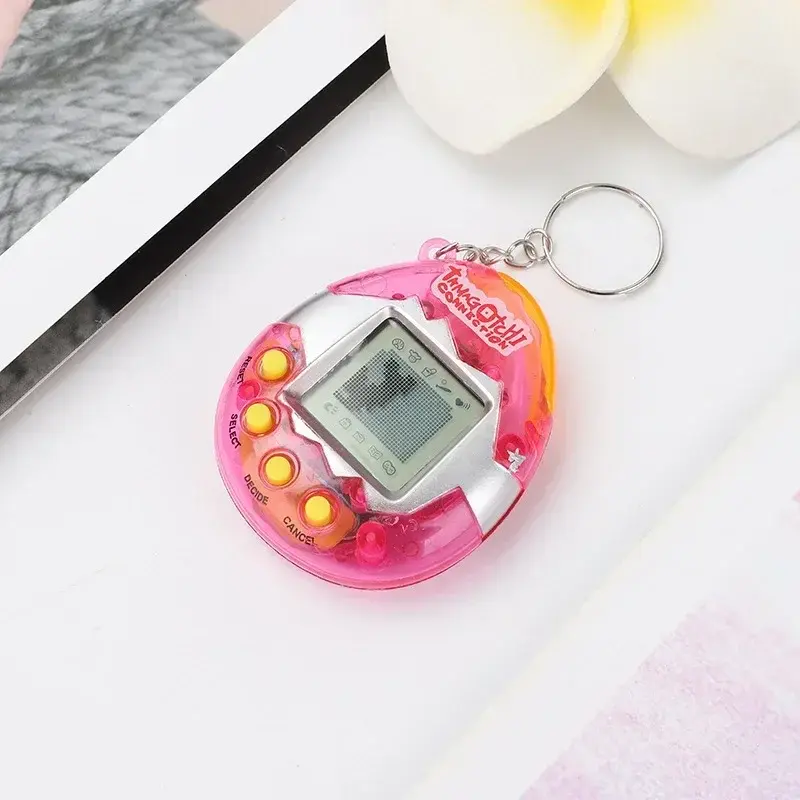1pc Transparent Electronic Pets 90S Nostalgic 168 Pets in One Virtual Cyber Digital Pet Toys Pixel Funny Play Toys