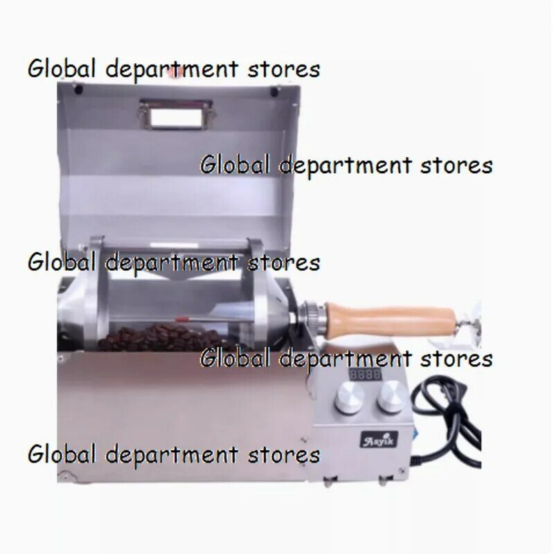 Household Coffee Roaster Commercial Coffee Bean Roaster Thermal High Temperature Resistant Quartz Glass Drum AS3-S400