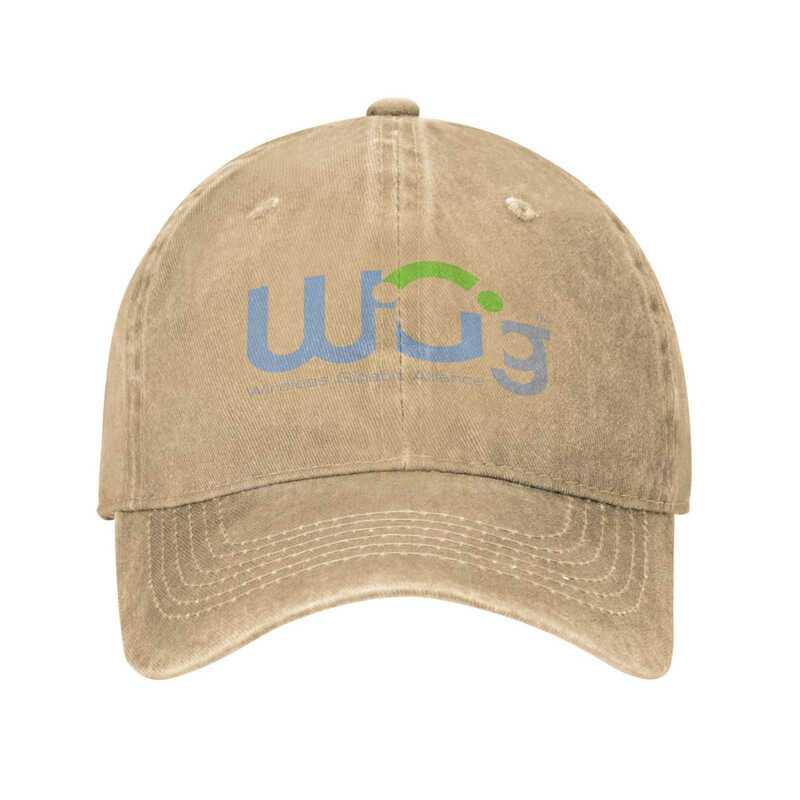 Wireless Gigabit Alliance Logo Moda qualidade Denim cap Chapéu malha Baseball cap