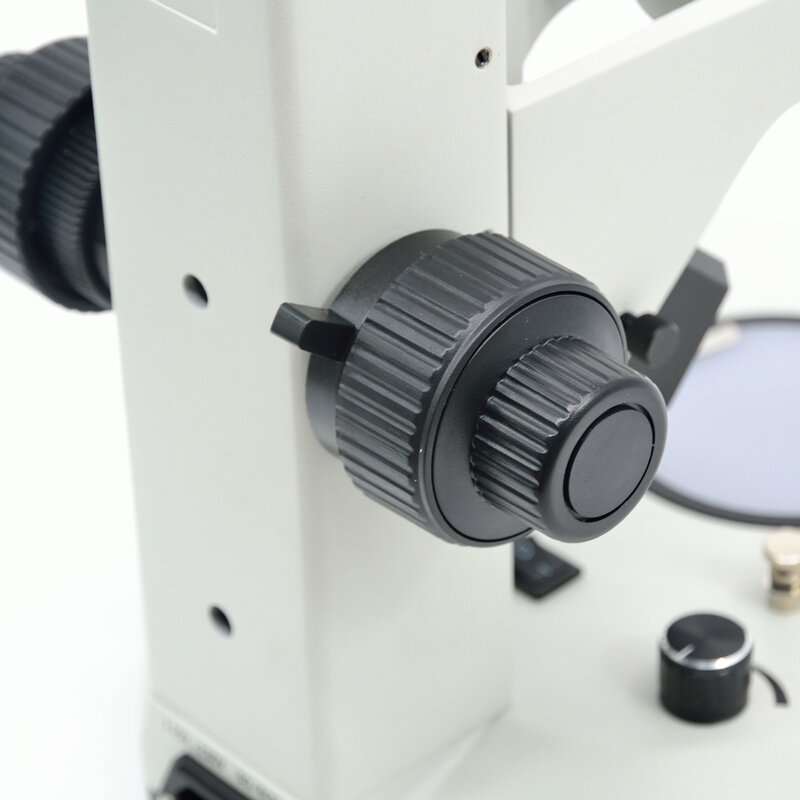 Supporto da tavolo per Microscopio FYSCOPE 7X-45X con braccio di messa a fuoco grossolano/Fine 3.5X-90X Microscopio trinoculare