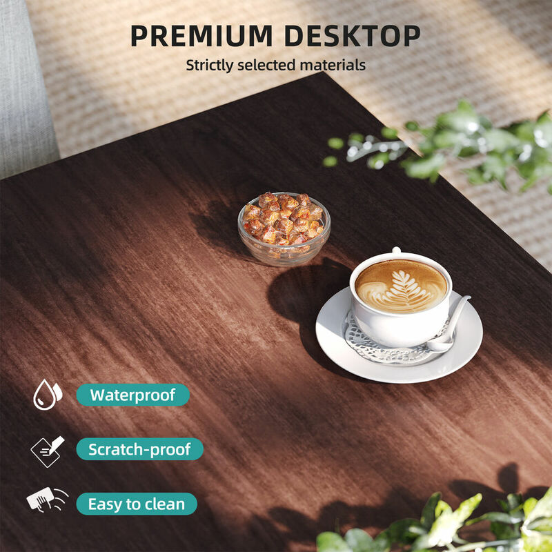 طاولة قهوة خشبية مربعة حديثة ، رف تخزين مفتوح لغرفة المعيشة ،