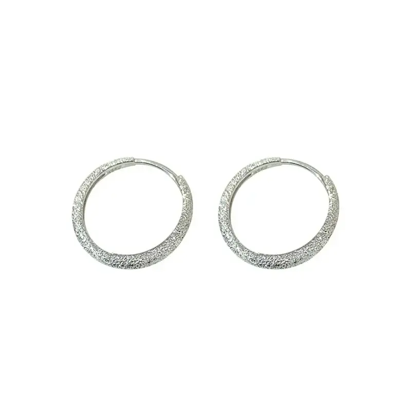 Fashion Silver Color Vintage Strip Earrings For Women Girls Trendy Earring Jewelry Prevent Allergy Party Accessories