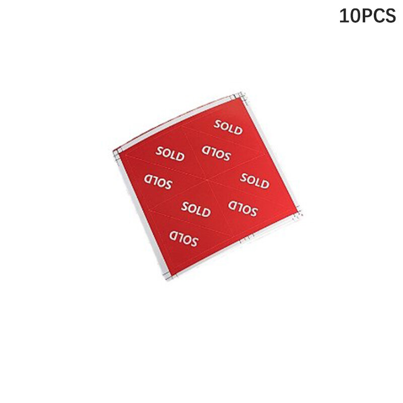 10sheets/lot Kawaii Red SOLD Label Stickers Kpop Photocards Letter Label Decorative Sticker Confetti Stationery