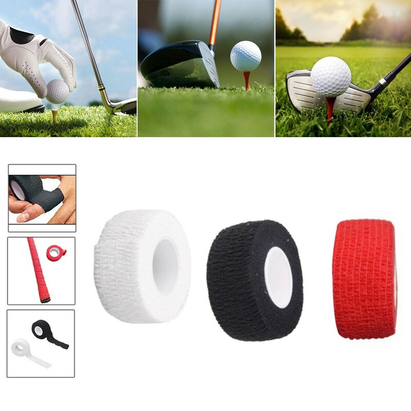 Sportowa taśma antyblistrowa-nowy samoprzylepny uchwyt na palec kija golfowego o niskiej przyczepności 5cm * 4.5m nietkany syntetyczny klej samoprzylepny