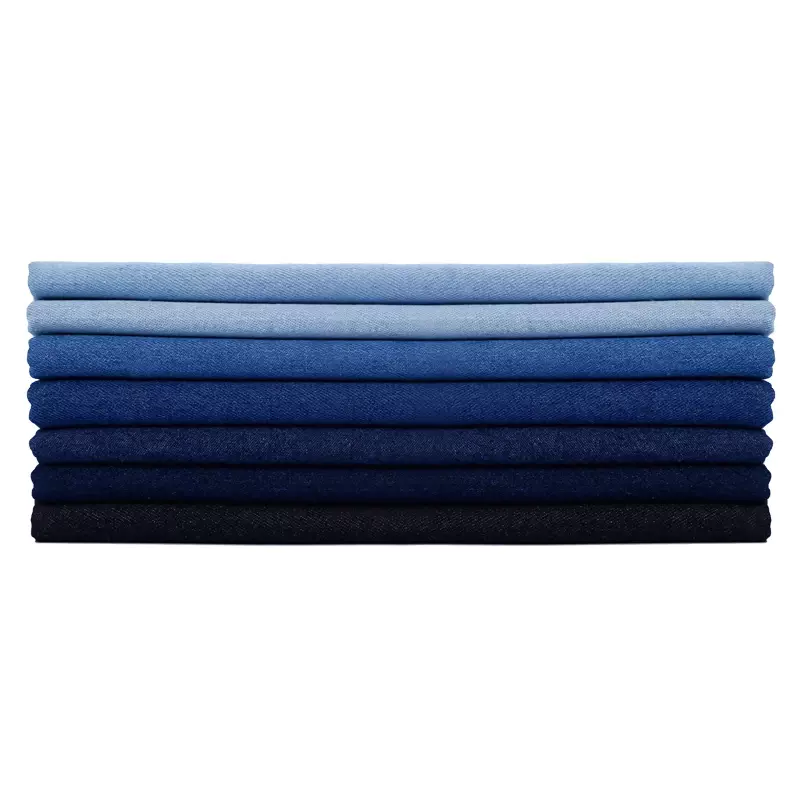 Tecido jeans lavado para bricolage, algodão espesso, jaqueta fina, vestido, camisa, calças, costura, azul, preto, monocromático, costura, camisa, calça, avental