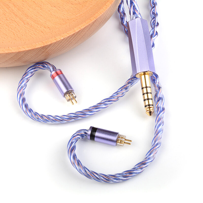 NiceHCK-Cable de auriculares Spacecloud Ultra Flagship, accesorio Chapado en plata 6N OCC + 7N OCC, alambre mixto 3,5/2,5/4,4 MMCX/0,78/N5005, para A7