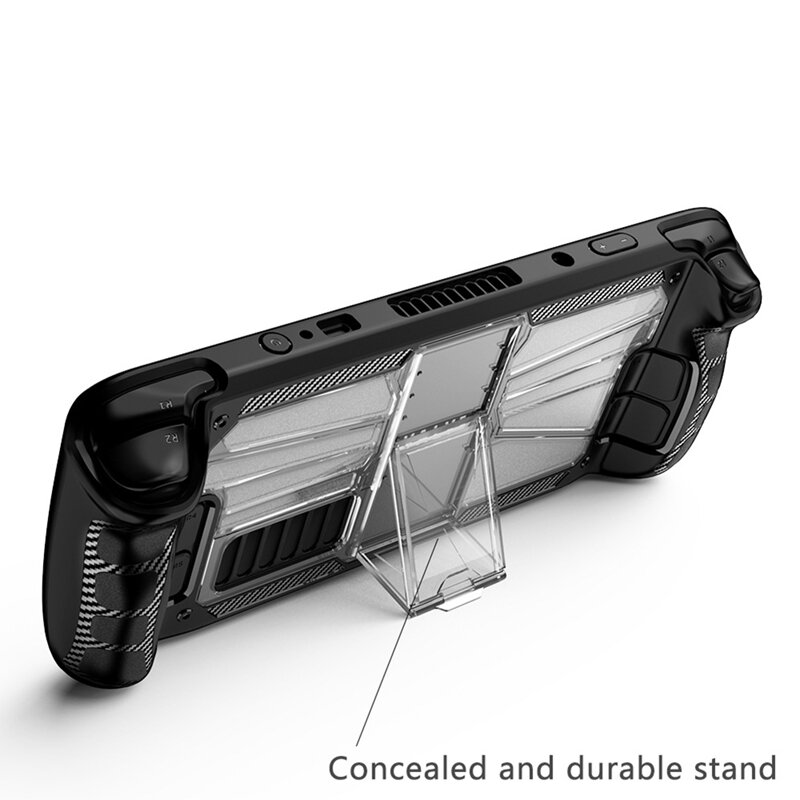 ELOS-For Steam Deck Case (2022 Release) With Kickstand MUMBA Blade TPU Grip Shock Protective Cover Accessories