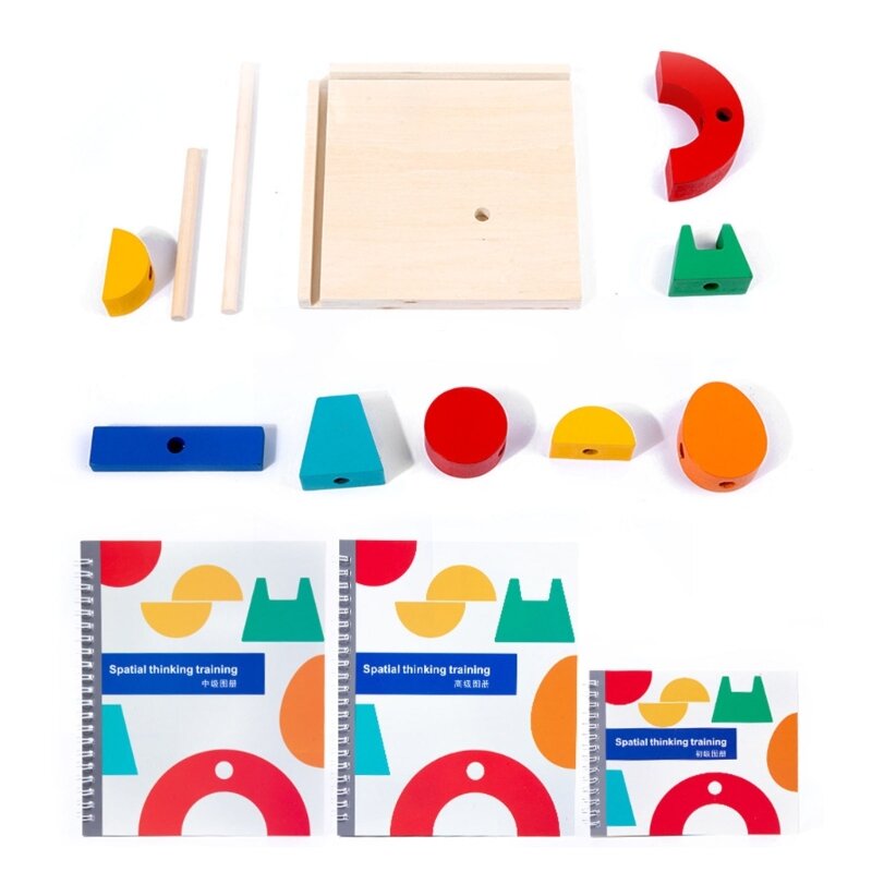 Y55B Construct Toy Building Block Preschool Supplies  Teaser for Kids Education