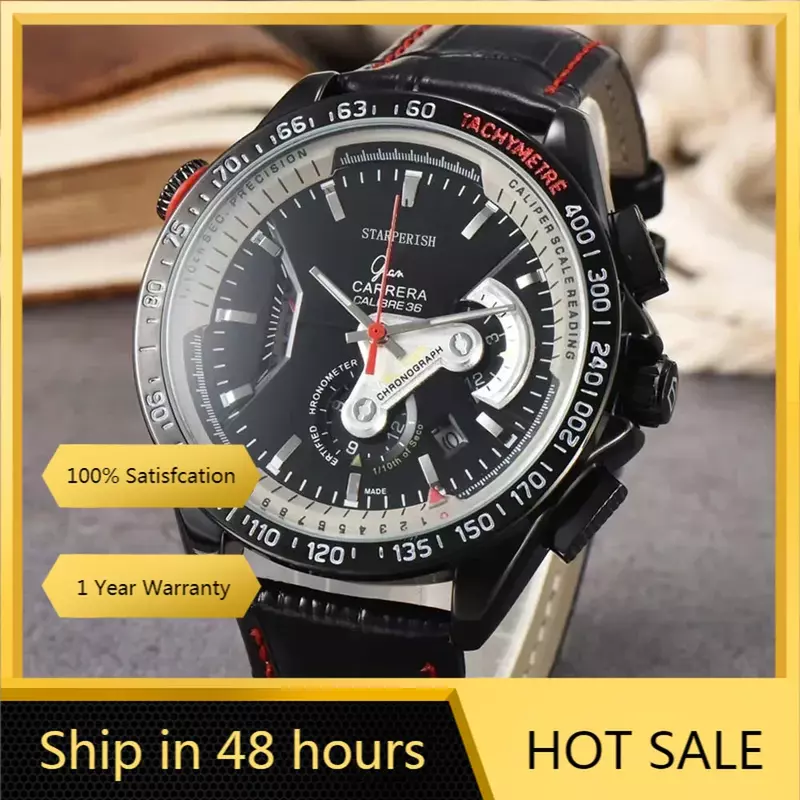 Luxo multifunções negócios estilo relógio de pulso masculino, cronógrafo masculino, data automática, AAA relógio, marca original relógios, venda quente, masculino