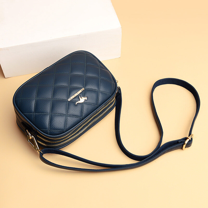 Новая летняя квадратная маленькая сумка-мессенджер на плечо, женские трехслойные круглые роскошные сумки для девушек, простые Стильные сумки через плечо, кошелек