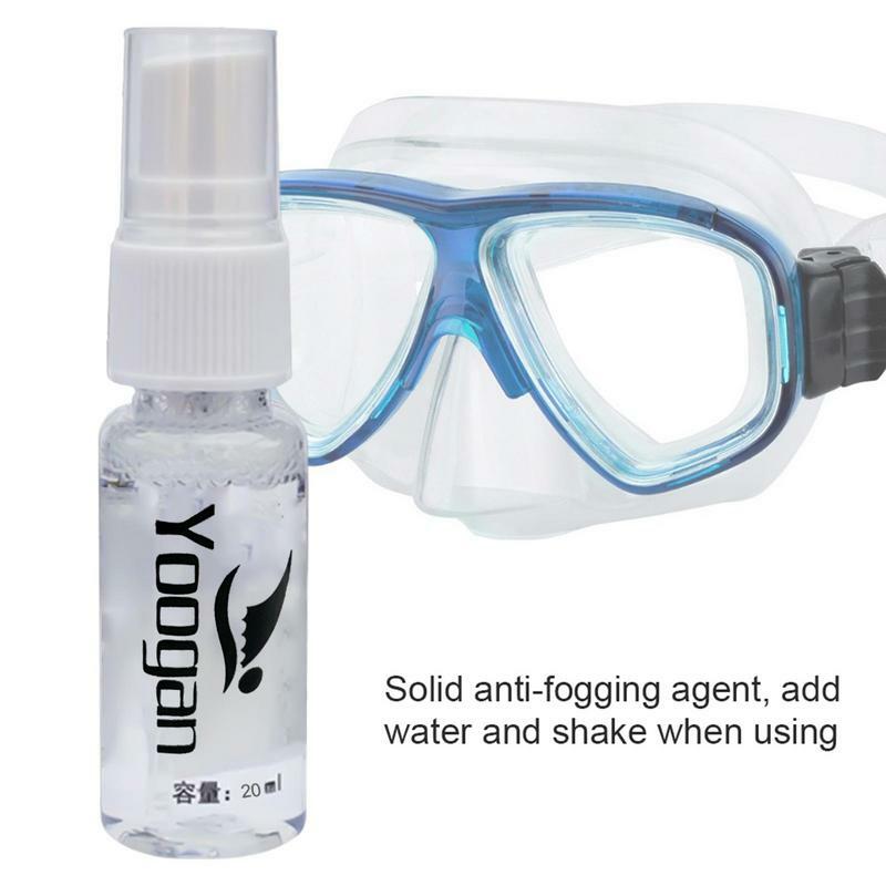 20ml Anti-Fog-Spray für Schwimm brillen Brille Tauch maske Linsen reiniger Sport gläser leere Flasche kann beim Hinzufügen von Wasser verwendet werden