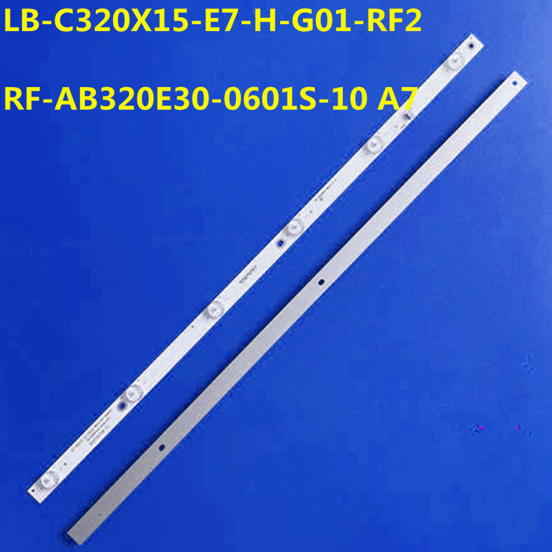 Tira de retroiluminação LED para RF-AB320E30-0601S-10 A7 LB-C320X16-E3-B-XRD1 H32C3200C H32C7100C 32J1200 32CE2220 LED-32E2000, 10PCs