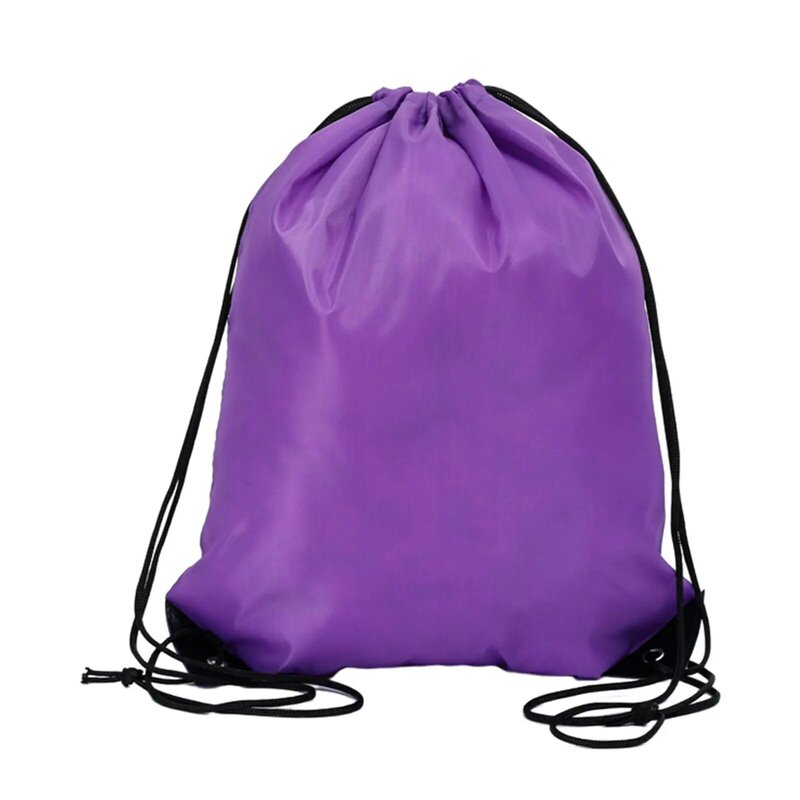 Zaino con coulisse borsa da palestra sportiva Cinch Sack Large Casual Day Pack Draw String Bag zaino per donna adulti bambini uomini nuoto