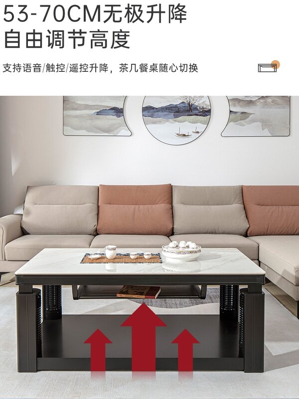 2023 New heating coffee table, heating table, electric heater, household heating rectangular shape