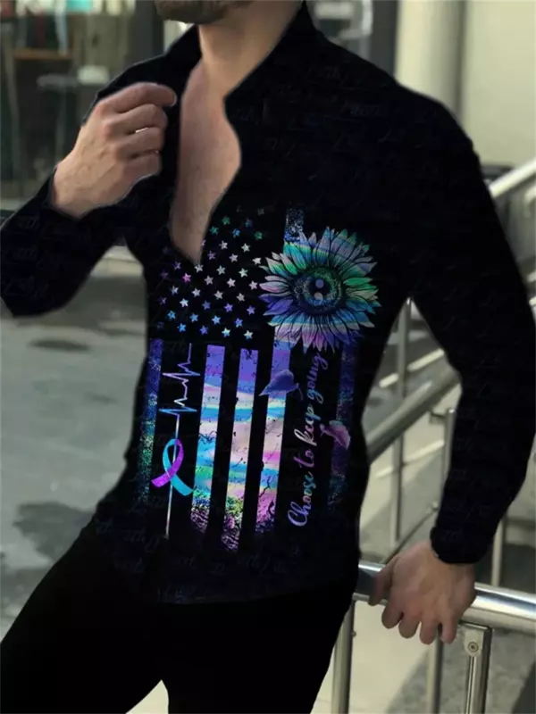 Мужская повседневная спортивная рубашка, модная удобная мягкая дышащая дизайнерская рубашка в клетку и в полоску с геометрическим рисунком, новый дизайн, весна-лето 2023