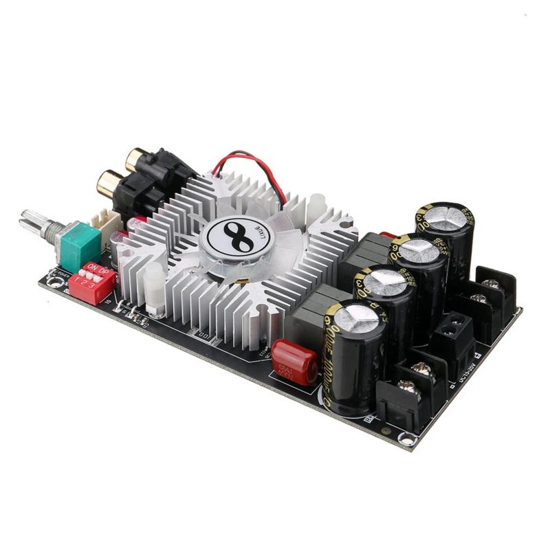 Papan Amplifier Digital, papan modul Amplifier DC15-35V, saluran tunggal 160W, 160W * 220W, ZK-1602