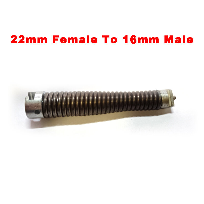 22mm żeńskie do 16mm męskie i 16mm żeńskie do 22mm męskie złącze rurowe pogłębiarka wiosna Adapter wiertarski złącze głowy