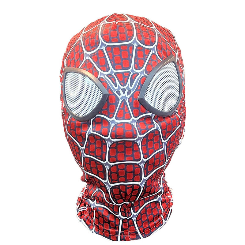 Disney Halloween Hot Sale Adults Kids Spider Superior Verse Black Raimi Red Visible Full Mask Hood Cosplay For Mens Womens Child