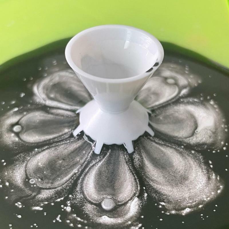 Farb gießen Split Cup wieder verwendbare Farbe Gießen liefert Werkzeuge Farbsieb für die Erstellung einzigartiger Muster DIY Mal werkzeuge