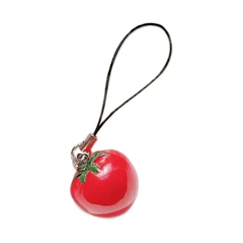 الفراولة الطماطم المفاتيح الملونة حزام الهاتف المحمول بيندينتس اسهم زخرفة