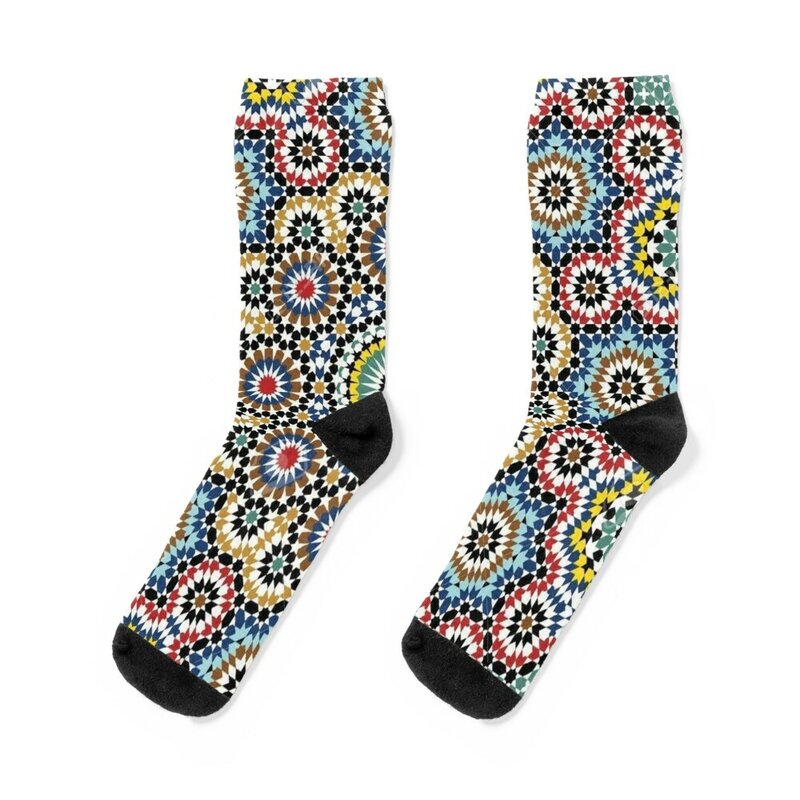Arabische Mosaik Socken Sport Neujahr Frauen Socken Männer