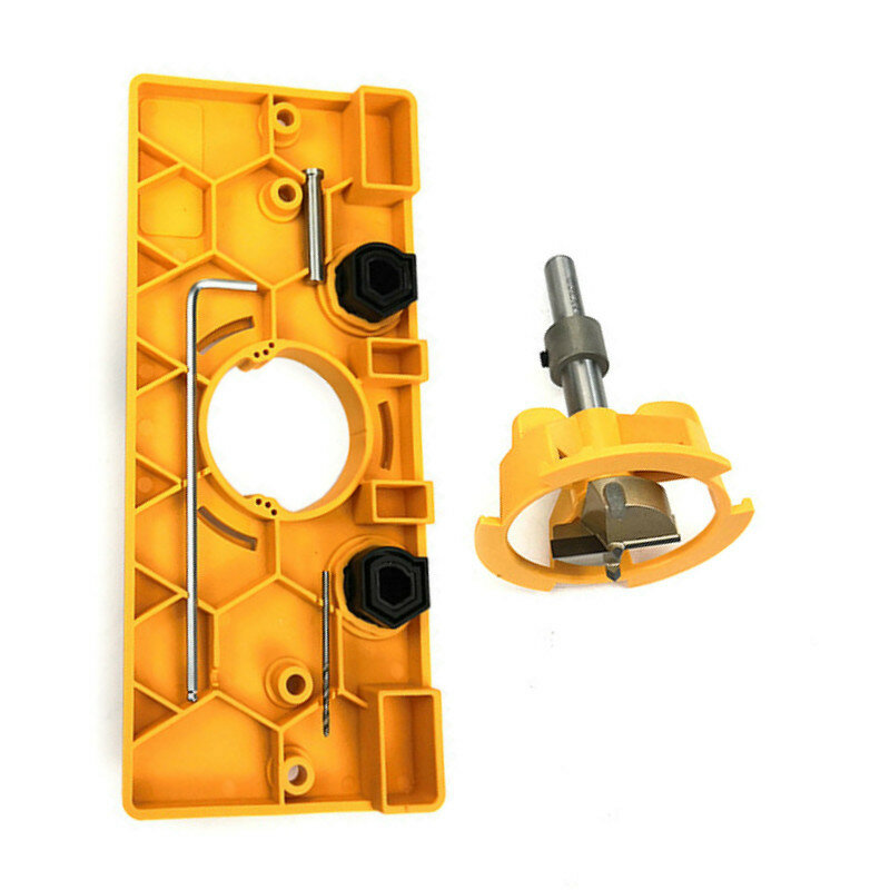 Perforadora de bisagra de 35MM, localizador de agujeros para carpintería, abridor de agujeros de bisagra, herramienta de bricolaje