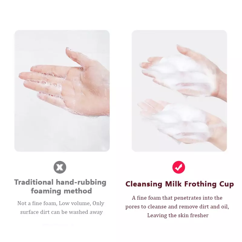 Face Wash Soap Bubble Cup Rapid Foaming Makeup Remover Deep Cleansing Balm Beauty Health Face Care Shampoo Foam Maker Facial