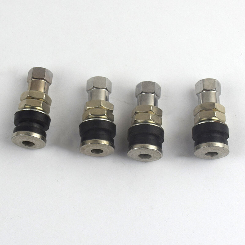 4pcs TR161 Straight Tubeless Tyre Valve Stems for ATV, Scooter and Motorcycle