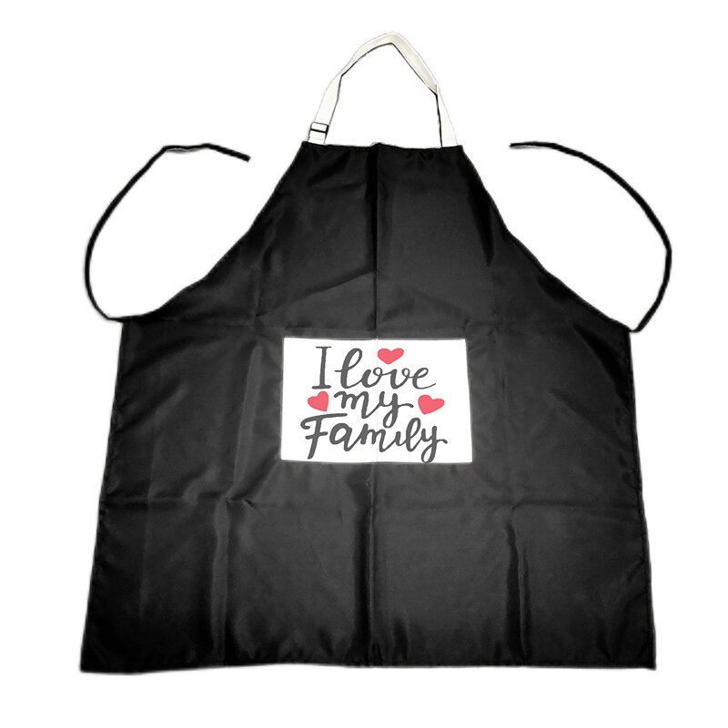 Free shipping 2pcs New Sublimation Aprons Blanks in Black color with 2 pockets for Adults