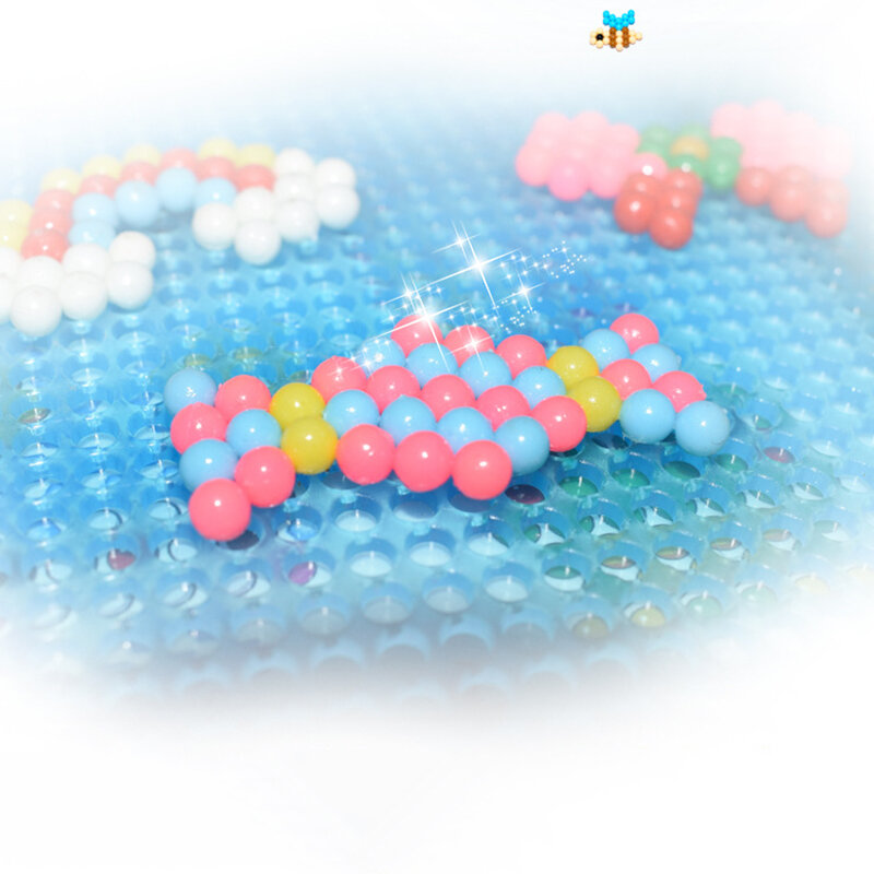 Wasser Nebel DIY Magie Perlen Spielzeug Für Kinder Tier Formen Hand Machen Puzzle Kinder Pädagogisches Spielzeug Zauber Aufzufüllen Bohnen