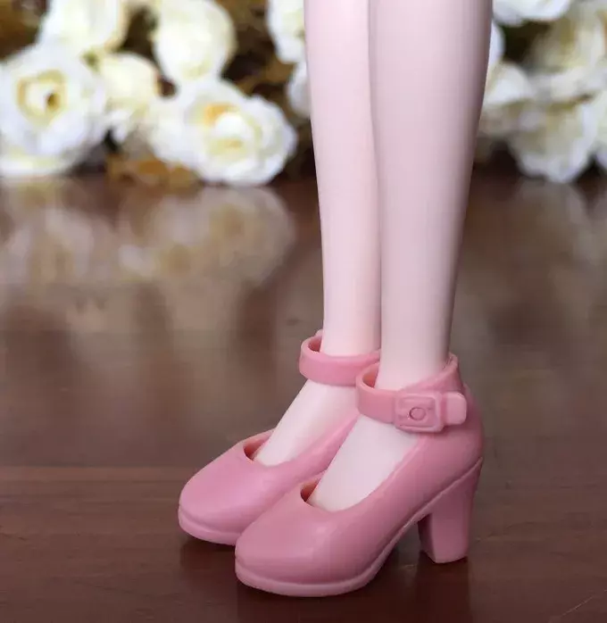 Licca-sapatos de salto alto, acessórios para bonecas, 1 par