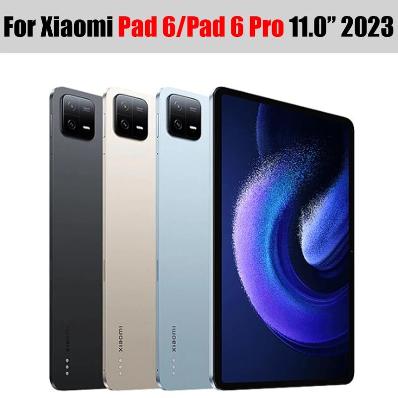 For Funda Xiaomi Pad 6 Case For xiaomi mi pad 6 Pro 11 inch Case Auto Wake up and Sleep Silicone Cover Funda Support Charging