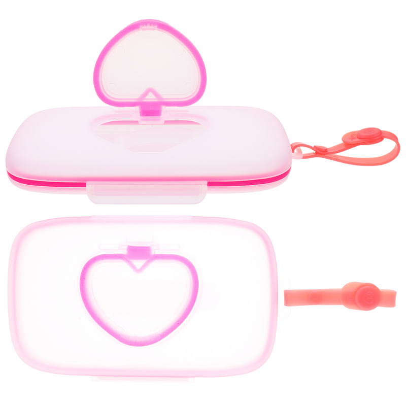 2 pezzi Baby Box Dispenser di salviette portatili bella scatola di immagazzinaggio di salviette per neonati