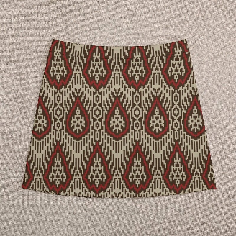 女性のためのエスニックミニスカート,部族のデザイン,ツーピースのカワイイ衣装