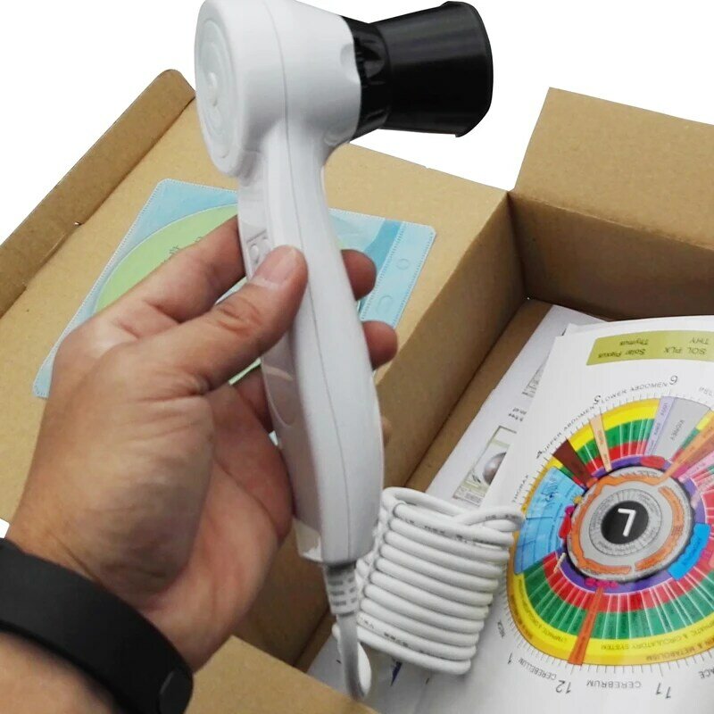 Портативный 5-мегапиксельный сканер с радужной камерой для тестирования здоровья тела