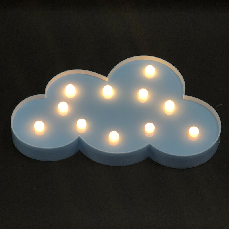 Veilleuse LED 3D en forme de nuage, luminaire décoratif d'intérieur, idéal pour la chambre d'un bébé ou comme cadeau pour un enfant