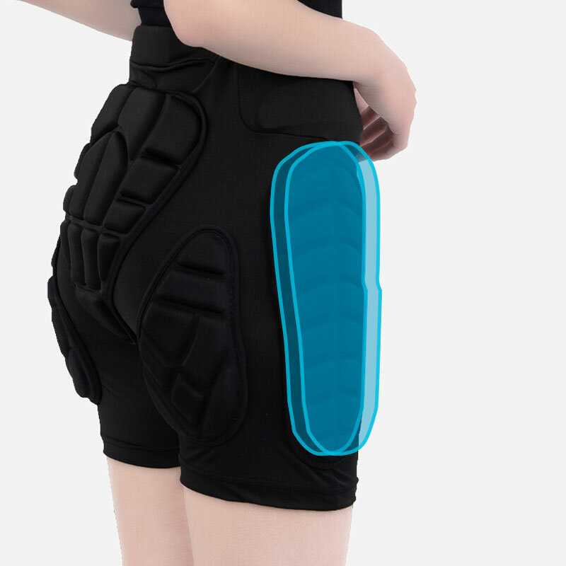 Pantalones cortos acolchados de protección, Protector de cadera de EVA, almohadilla de impacto para esquí, patinaje, snowboard, Skateboarding