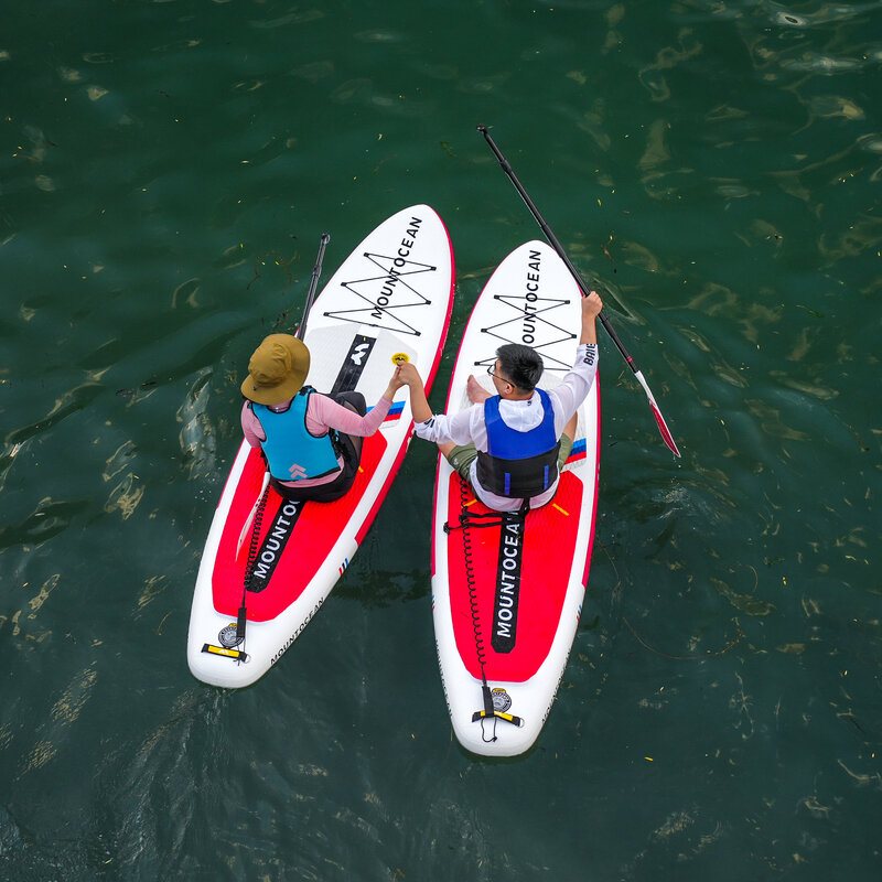 2024 Mountocean Seeker Air Essential PVC Outdoor Stand-Up Deska surfingowa do wiosłowania w wodach oceanicznych, jeziorach i rzek