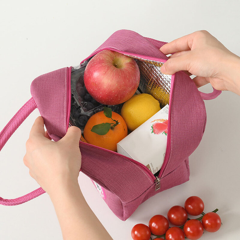 Fashion Lunch Bags For Children Large Capacity Tote Picnic Drink Lunchbox Thermal Bag Portable Outdoor Office Food Bags ???
