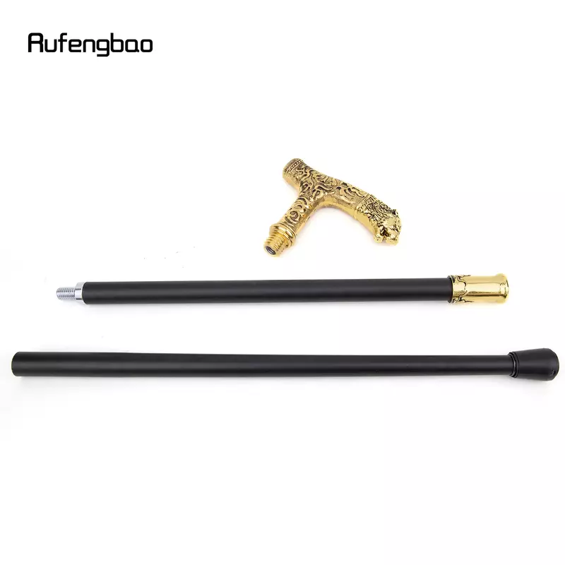 Золотая Тигровая ручка, Роскошный узор, трость для ходьбы, Модная элегантная трость, декоративная трость, трость 90 см