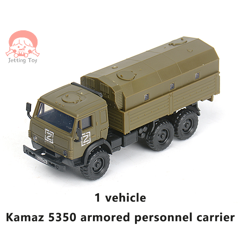 1/72 Russland KAMAZ-5350 Militär LKW Montage Puzzle Modell Rakete simuliert Artillerie Modell Jungen Spielzeug