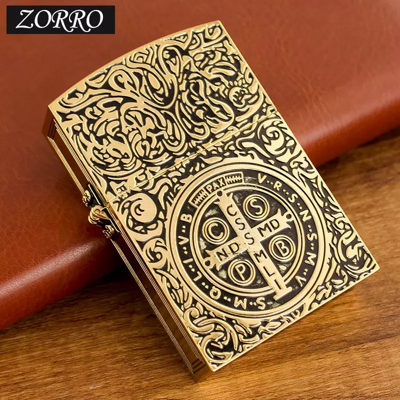 ZORRO-Briquet à kérosène Zed en métal, édition limitée, cadeau créatif de personnalité Constantine, RapArmor Respzed, 1:1